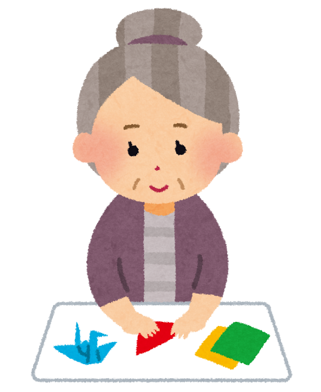 折り紙や手芸のイラスト